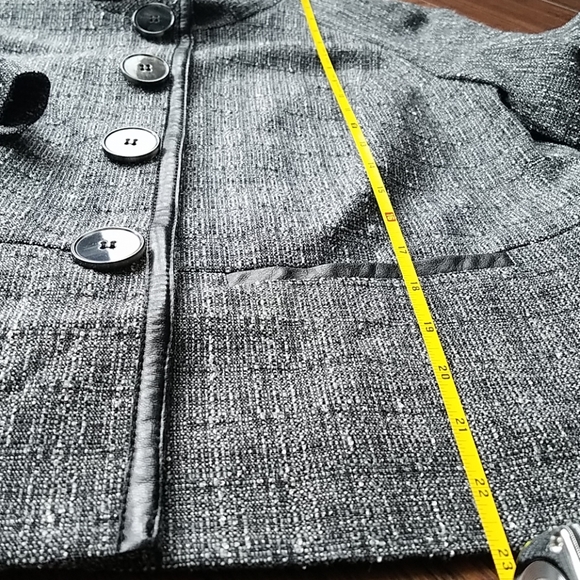 NWT Jones New York Tweed Jacket - 12 Petite - Picture 6 of 8